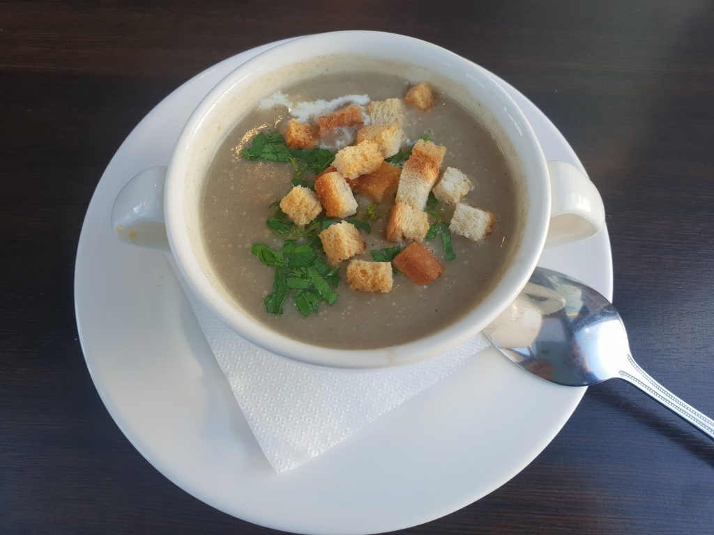 Velouté de champignons crémeux